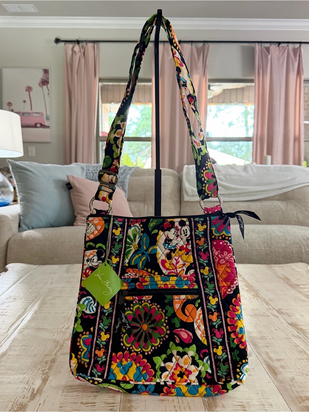 Vera Bradley Disney Parks Midnight with Mickey Crossbody Purse Retired